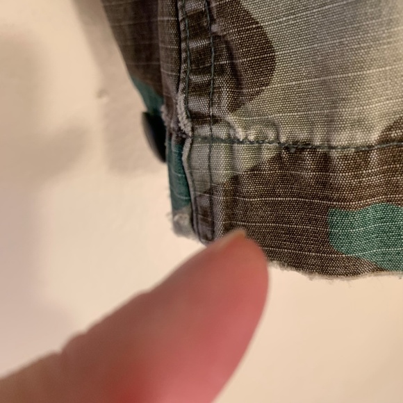 First of a Kind Camo Jacket Medium / Large Approx 40" bust no size tag - Picture 3 of 4